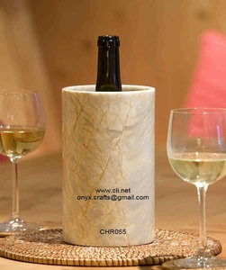 Enfriador de botellas de vino con piedra de mármol al por mayor, enfriadores y enfriadores elegantes - Product Image 2