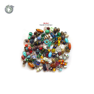Farnace Mix โคมไฟแฮนด์เมดงานแฟนซีลูกปัดแก้วเครื่องประดับคริสตัล, Lampwork & แก้ว MAE Mix No. 1 สีผสมหลายสี - Product Image 3