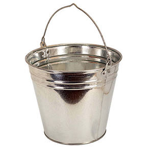 Cubo de hielo de Metal galvanizado de estilo europeo, diseño personalizado, cubo enfriador de alimentos y bebidas, embalaje de cartón - Product Image 2