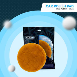 Tampon de polissage et de finition en laine Clayton Car Care de 5 pouces (CL-WCF5) – Spécial pour polisseuses rotatives, detailing automobile, polissage - Product Image 5