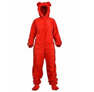 Respirant grande taille femmes Onesie pyjamas chaud polaire 100% coton personnalisable de haute qualité - Product Image 4