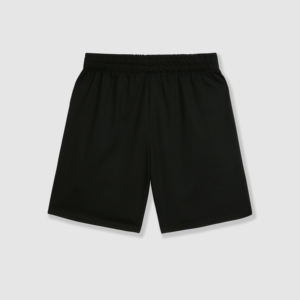 Pantalones cortos de gimnasio transpirables cómodos para hombre, pantalones cortos de tabla informales, cintura elástica, bolsillos, patrón sólido, pantalones cortos de poliéster 100% de secado rápido - Product Image 2