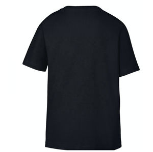T-shirts en coton pour hommes, T-shirts noirs à manches courtes et coupe ample pour hommes - Product Image 2