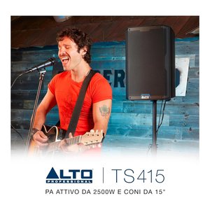 Altavoz Activo TrueSonic TS415 de 1250W, Serie Negra TS4, Altavoces de Escenario - Product Image 5
