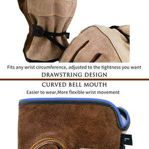 Prix de gros Gants de conduite de sécurité en cuir de qualité supérieure Gants de conduite thermiques de travail respirants et confortables pour le travail - Product Image 3