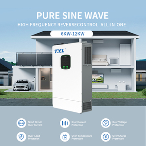 Convertisseur solaire hybride TYL TYL-6KW 6KW 230V norme européenne monophasé, efficacité <span class=keywords><strong>de</strong></span> 99% pour système <span class=keywords><strong>de</strong></span> stockage d'énergie résidentiel - Product Image 2