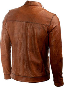 Veste en cuir artificiel de haute qualité en gros pas cher tissu en cuir 100% pour la saison d'hiver par Inspire Apparel - Product Image 2