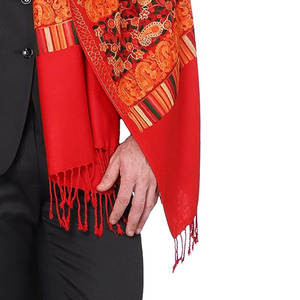 High Quality 100% <b>Wool</b> Shawl for <b>Men</b> Traditional <b>Scarves</b> & Shawls for Party Wear Autumn Winter Hot Selling Item - Product Image 5