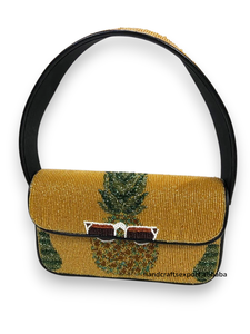 New Collection Indian Bohemian Designer Women Boho Beaded Messenger Bag Handmade Shoulder Bags Stylish Trendy Evening <b>Strong</b> - Product Image 3