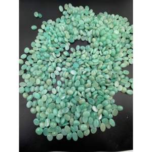 พลอยอเมซอนแบบหลวมใช้สำหรับทำเครื่องประดับอัญมณีแอมะซอไนต์ธรรมชาติจากโรงงานโดยตรง - Product Image 1