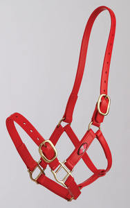 Meilleure qualité de licou de cheval confort et équipement d'équitation collier de tête PVC avec rembourrage souple raccords en laiton - Product Image 2