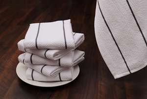 KitchenDishcloth 100% algodón Toallas de té de calidad premium Impreso Buena calidad Toallas de golf tejidas a rayas Dropshipping disponible - Product Image 5