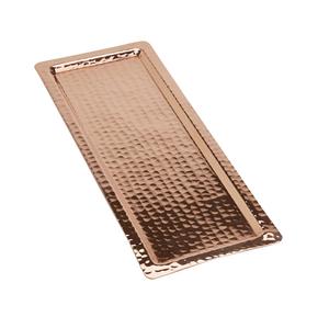 Plateau en cuivre de forme rectangulaire Meilleure vente Plateau design fait main Plateau en cuivre classique élégant en gros - Product Image 2