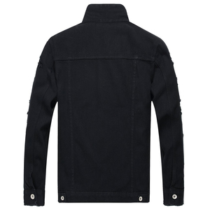 Wholesale <b>Men</b> <b>Denim</b> <b>Jacket</b> Regular Fit Breathable OEM Stylish <b>Denim</b> <b>Jackets</b> High Quality with Customized Color Logo and Size - Product Image 6