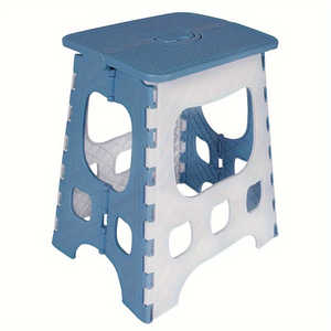 เก้าอี้พับพกพาสำหรับใช้งานกลางแจ้ง ขนาดเล็กถึงใหญ่พิเศษ สำหรับอาบน้ำหรือเปลี่ยนรองเท้า ทำจากพลาสติกทนทาน - Product Image 1