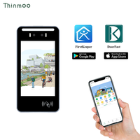 Thinmoo Android 11, Pantalla Táctil Full HD de 8 Pulgadas, Resistente al Agua, Reconocimiento Facial, POE, Control de Acceso para Exteriores, Aplicación Personalizada, Nube, Local