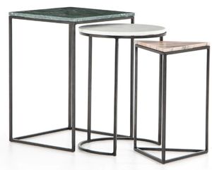 Mesas de café y terminales coloridas anidadas de metal para el jardín de la oficina en el hogar y los espacios de vida utilizados en las habitaciones de niños, la mejor decoración del hogar - Product Image 4