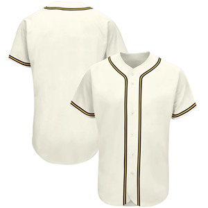 Haute qualité léger Styles à deux boutons manches courtes maillot de Baseball pour hommes Logo personnalisé pour garçons Softball opter pour la qualité - Product Image 5