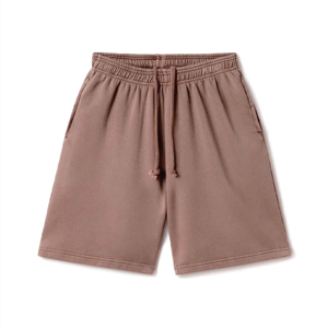 Streetwear OEM Short de gym pour homme 100% coton polaire Logo personnalisé 5 pouces Sports d'entraînement en éponge française Cargo Running Sweat Quick Dry - Product Image 1