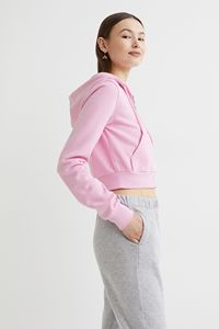 Custom Logo <b>Cropped</b> <b>Zip</b> <b>up</b> Hoodies Women Casual Detailed Cotton Hoodies for Daily Outfit Streetwear Crop Top Hoodie Sweatshirts - Product Image 2