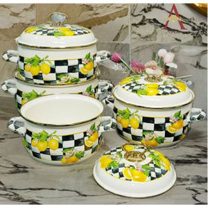 Nouvel arrivage Plat à cocotte classique au design handi Réchauffeur de buffet Présentoir pour desserts Plat de service à bas prix - Product Image 6