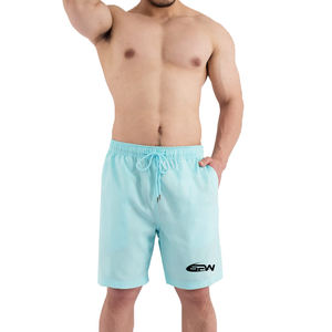 Logo personnalisé OEM Short de gym d'entraînement d'été pour hommes Short de fitness en spandex décontracté athlétique et squat Short de planche en toile élastique confortable - Product Image 3