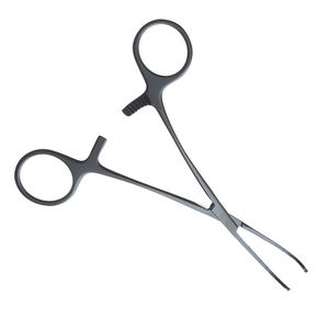 Fórceps de grupo quirúrgico de alta calidad, fórceps de abrazadera de gancho médico quirúrgico, fórceps de sujeción vascular de acero metálico - Product Image 4