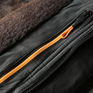 Gilet en duvet de coton pour hommes grande taille veste à capuche jeunesse Slims lisse Silhouette coton chaud épaissi détachable chapeau gilet manteau - Product Image 4