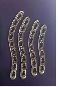 Juego de placas de acero inoxidable de 3,5mm para clavícula S de alta calidad, 8 Uds. (4L/4R), instrumentos médicos aprobados por la CE, Pentax ortopédico quirúrgico - Product Image 3