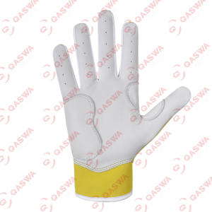 Vente en gros de gants de frappe de baseball Cabretta de la meilleure qualité en cuir avec logo personnalisé gants en cuir réglables et respirants - Product Image 6