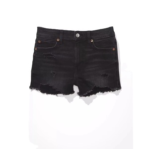 Shorts de Mezclilla Modernos para Mujer, Cintura Alta, Shorts de Mezclilla Super Desgastados, Shorts de Mezclilla para Mujer, Lavado a la Piedra Personalizado, Alta Calidad - Product Image 1
