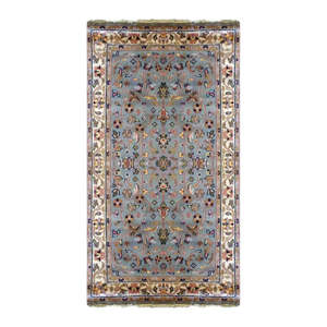 พรมอินเดียถักมือแบบพิเศษ ขนาด 4'11 x 2'11 - Product Image 1