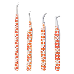 แหนบขนตาป้องกันแม่เหล็กทำจากสแตนเลสอุปกรณ์ต่อขนตาเพิ่มวอลลุ่มพร้อมเคลือบกระดาษยาว10มม. ฉลากตามต้องการ - Product Image 4