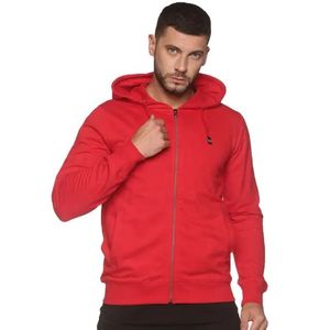 Sweat-shirt à capuche zippé pour homme, nouveau style streetwear décontracté, uni, toutes couleurs, design personnalisé - Product Image 1