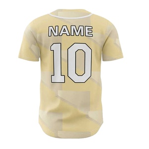 Ensemble uniforme de baseball personnalisé pour hommes, respirant, à manches courtes, avec design par sublimation, sangle réglable et logo personnalisé - Product Image 3