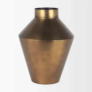 Jarrones Decorativos Antiguos de Metal con Forma de Flor para Sala de Estar y Dormitorio, Jarrones de Hierro Hechos a Mano para Decoración del Hogar y Oficina - Product Image 4