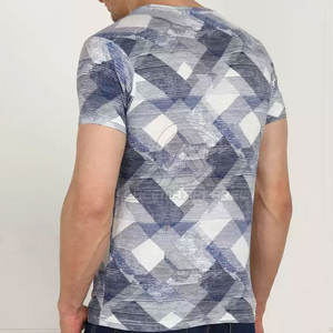Camiseta Sublimada con Estampado Completo para Hombre, Tela de Poliéster Ligera, Manga Corta, Estilo Moderno, Ropa Urbana - Product Image 4