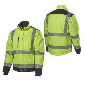 Bulk Supply CE Certified Unisex Night Visibility Safety Jacket Construction Worker Hi Vis Work Uniform Waterproof Reflective - Product Image 3