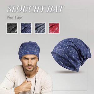Modern Wholesale Distressed Style Men Women Fashion Long <b>Slouchy</b> <b>Beanie</b> Hats Oversized Baggy <b>Beanies</b> Caps - Product Image 3