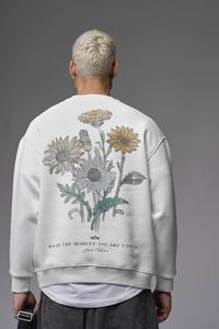 Sudadera con capucha de cuello redondo de gran tamaño para hombre, Jersey holgado, ropa de calle de manga larga, Top de satén antiarrugas con Forro cálido de invierno informal - Product Image 5