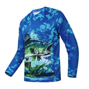 Camisa de Pesca de Popelina 100% Algodón con Diseño Personalizado Impreso para Uso en Exteriores - Product Image 2