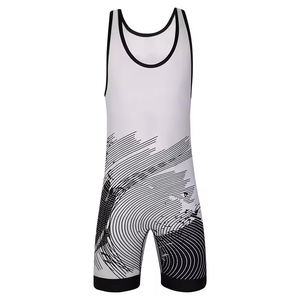 Vente en gros Polyester épais Spandex Wrestling Singulet Personnalisable One Piece Arts Martiaux Uniforme Vente personnalisée - Product Image 1