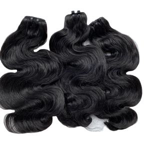 Cheveux vietnamiens Body Wave de haute qualité, tissage professionnel, cheveux humains vierges bruts à double trame, longueur OEM de toutes les couleurs - Product Image 4