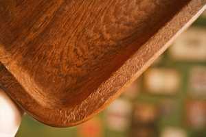 Square Wood Plate Handmade Natural Wooden Serving Tray Perfect for Stylish Table Setting Eco Friendly and Unique Home <b>Decor</b> - Product Image 4