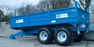 NUEVO Remolque agrícola de 4 toneladas Remolque de tractor volquete hidráulico de 2 ejes - Product Image 3