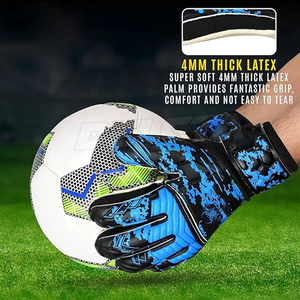 ถุงมือผู้รักษาประตูแบบสั่งทำโลโก้แบรนด์ส่วนตัว ถุงมือผู้รักษาประตูหนังแท้ขายดีที่สุด - Product Image 3