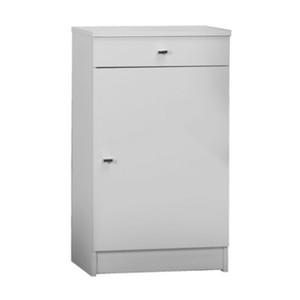 Mobile Bianco Laccato 1 Anta + 1 Cassetto Cm 46x34x80h 222tl - Product Image 1