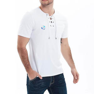 เสื้อยืดโอเวอร์ไซส์สำหรับใส่ไปยิมของผู้ชายเสื้อยืดทรงหลวมแขนสั้นผ้าคอตตอน/ใยไม้ไผ่พิมพ์ลาย - Product Image 2