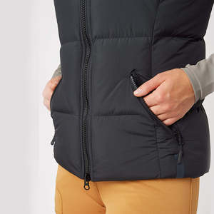 Fashion Thick Quilted <b>Women</b> Puffer <b>Vest</b> Cotton Padded Winter Zipper Waistcoat Outerwear - Product Image 3