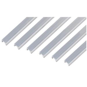 Perfil Protector de Aluminio Calibre 20 MXFLP-014 3/4x1 1/2x3/4in 3.05m Anodizado T5 para Puertas - Product Image 1